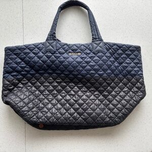 MZ Wallace Large Two-Tone Metro Quilted Tote